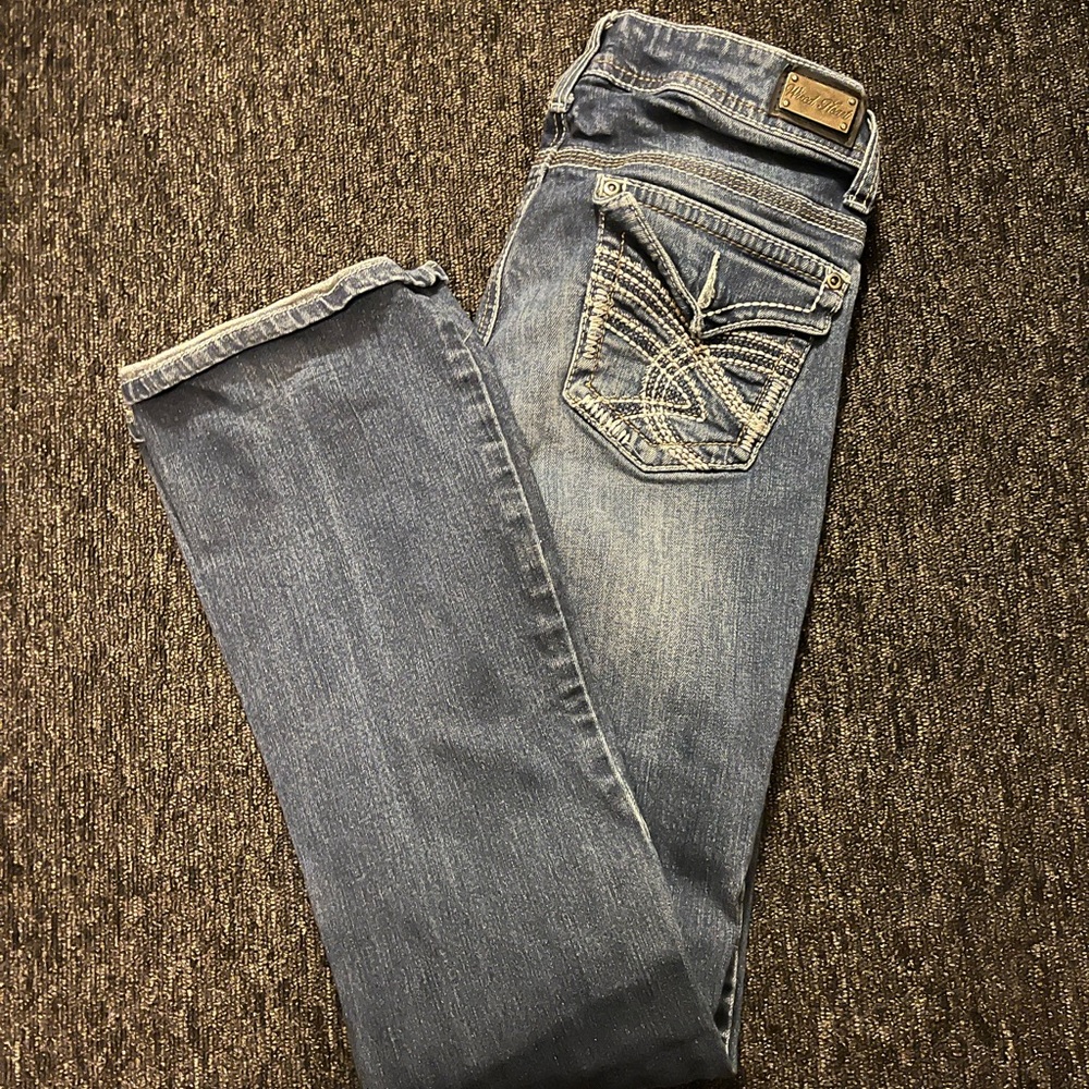 wired heart jeans